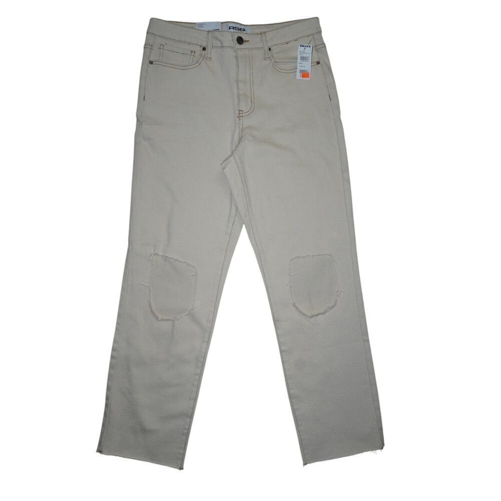 RSQ High Rise Straight Leg Jeans – Ecru – Size 29